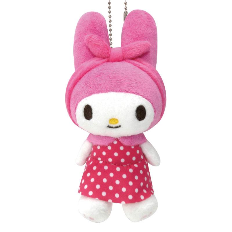 My Melody Plush Mascot Holder Keychain Vintage Retro Sanrio Japan 2024