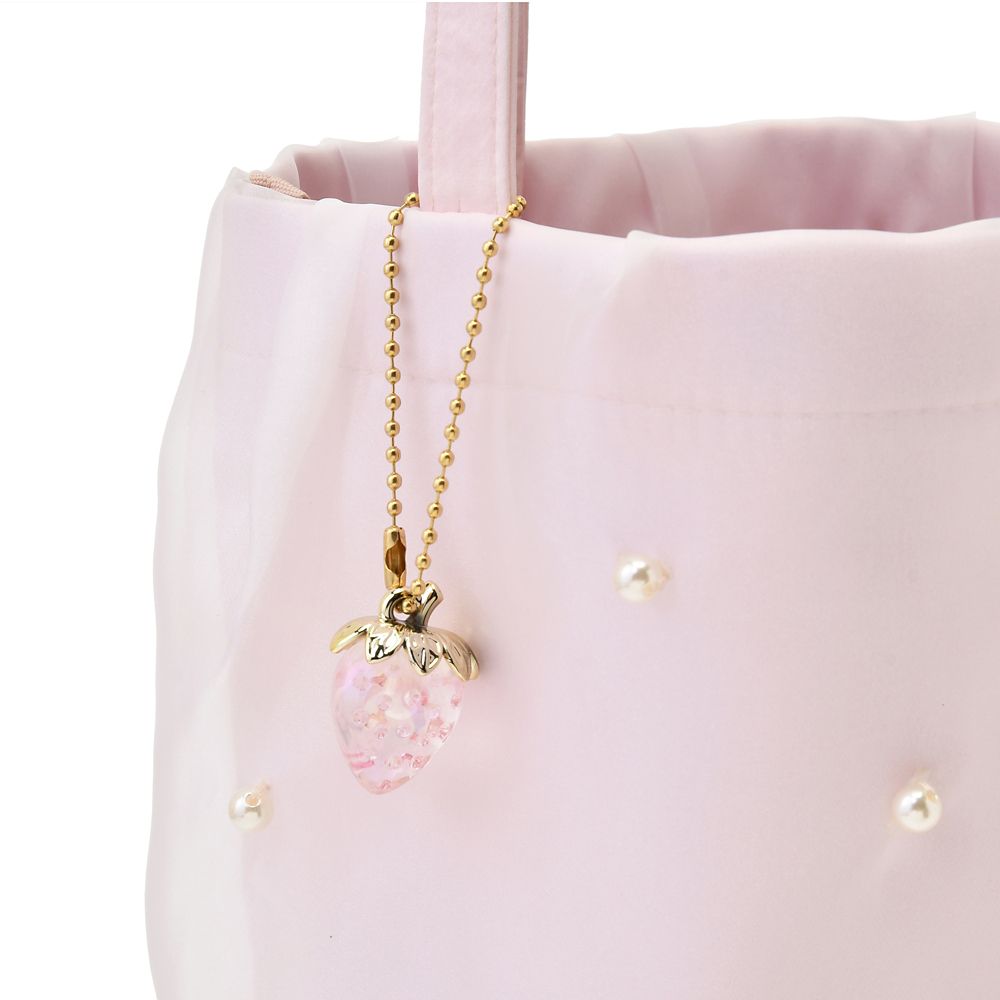 The Aristocats Marie Cat Tote Bag with Charm STRAWBERRY Disney Store Japan