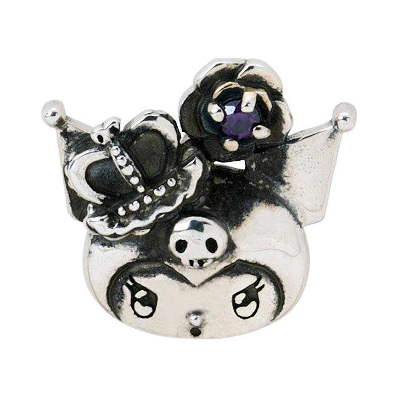 Kuromi 20th Anniversary Piercing Earring Silver Sanrio Japan 2025 With Box