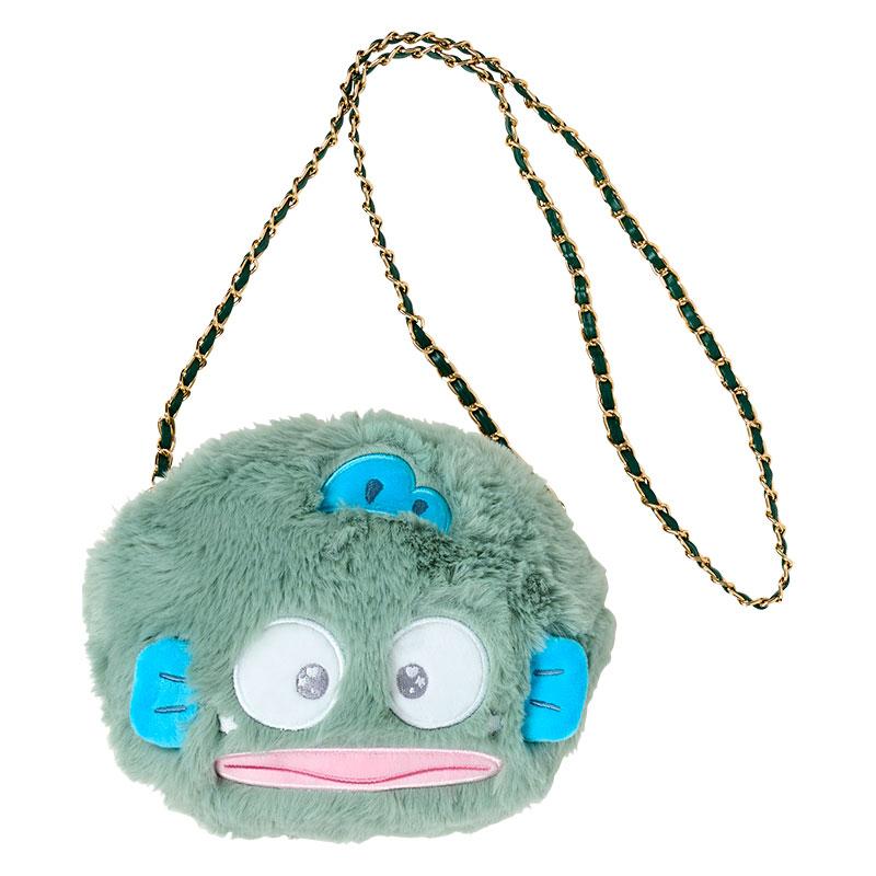 Hangyodon Fur Shoulder Bag Face Shape Sanrio Japan 2024