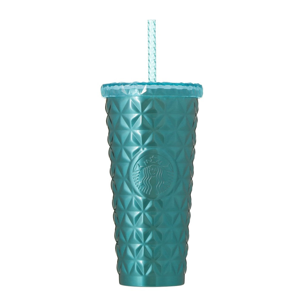 Starbucks Japan Stainless Cold Cup Tumbler Turquoise 591ml 2025