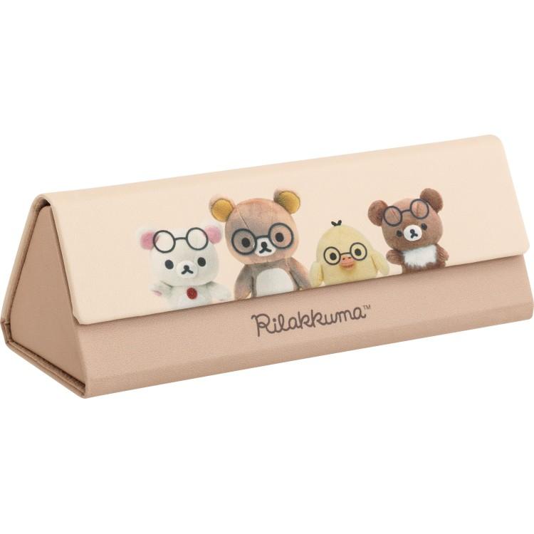 Rilakkuma Glasses Case Brown Stuffed Animal Photos San-X Japan 2025