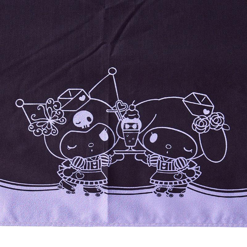 My Melody & Kuromi ANNA SUI Folding Umbrella Silhouette Black Sanrio Japan 2025