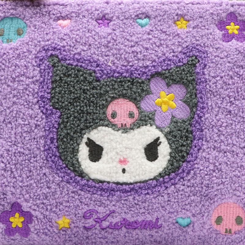 Kuromi Pouch Flower Sagara Embroidery Sanrio Japan 2024