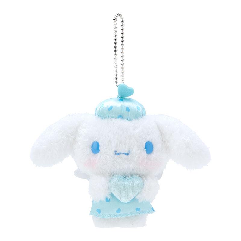 Cinnamoroll Plush Mascot Holder Keychain Dreaming Angel Blue Sanrio Japan 2024