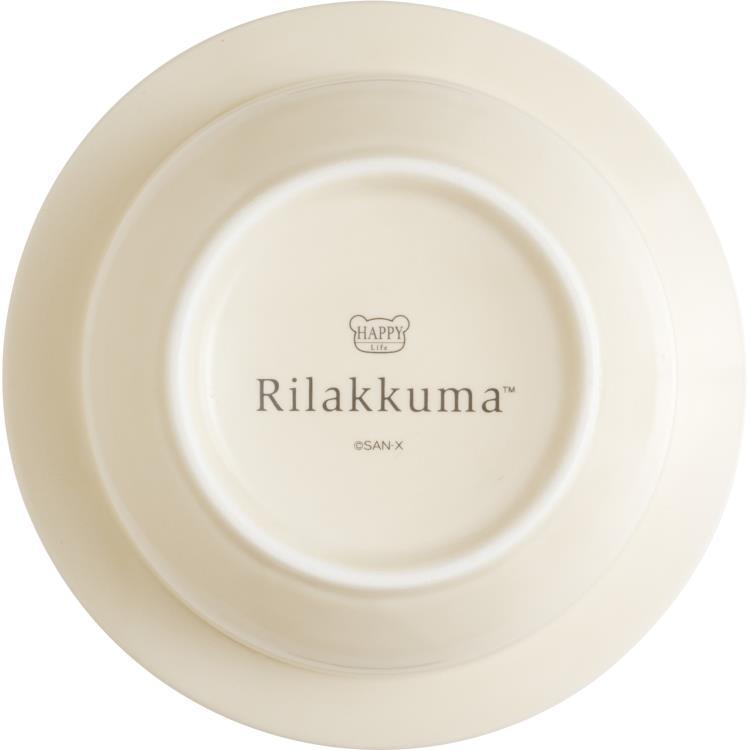 Rilakkuma Bowl 16cm Lettering Beige San-X Japan 2025