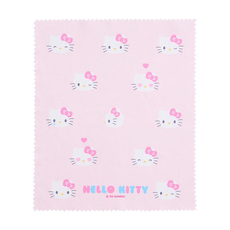 Hello Kitty Glasses Case with Cloth Pink Sanrio Japan 2025