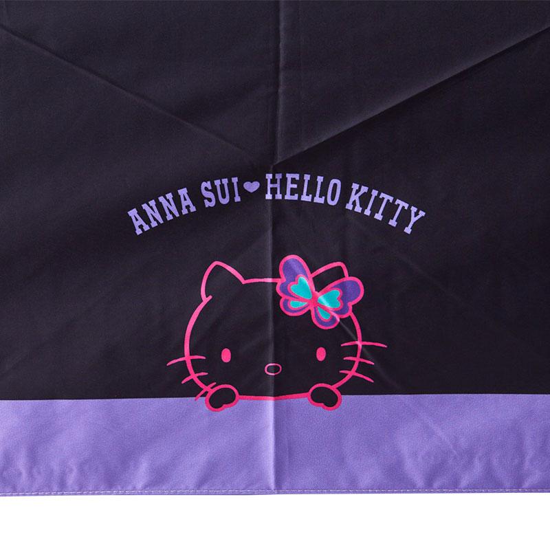 Hello Kitty ANNA SUI Folding Umbrella Black Sanrio Japan 2024