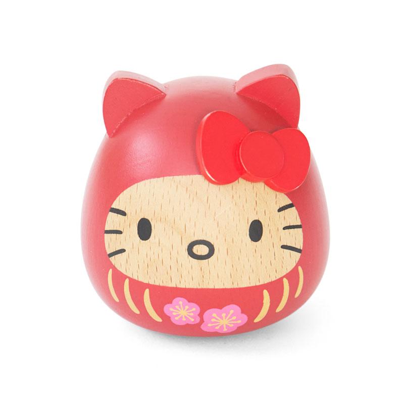 Hello Kitty Wood Daruma Sanrio Japan 2025