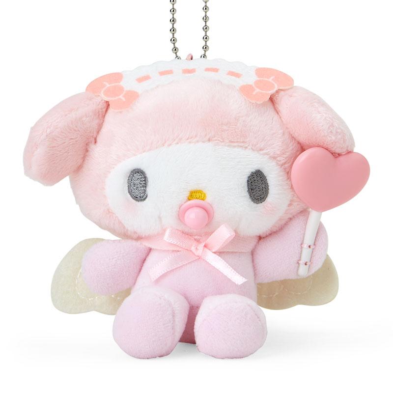 My Melody Plush Mascot Holder Keychain Baby Angel Sanrio Japan 2024