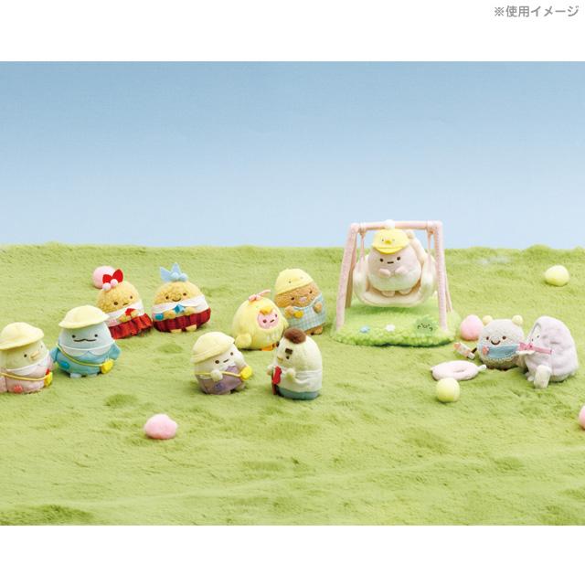 Sumikko Gurashi Neko Cat Swing Scene Plush Doll Kindergarten San-X Japan 2025