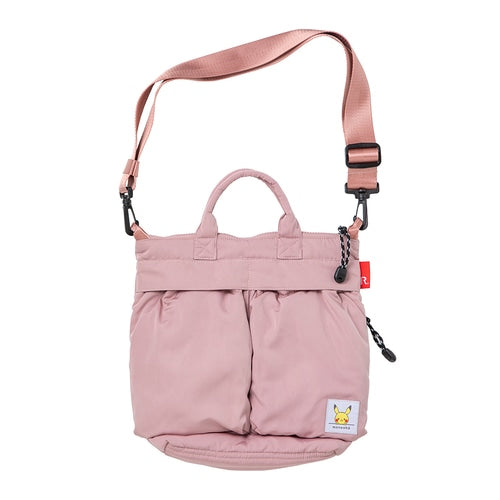 Monpoke ROOTOTE Square Puff Tote Bag Pink Pokemon Center Japan 2024