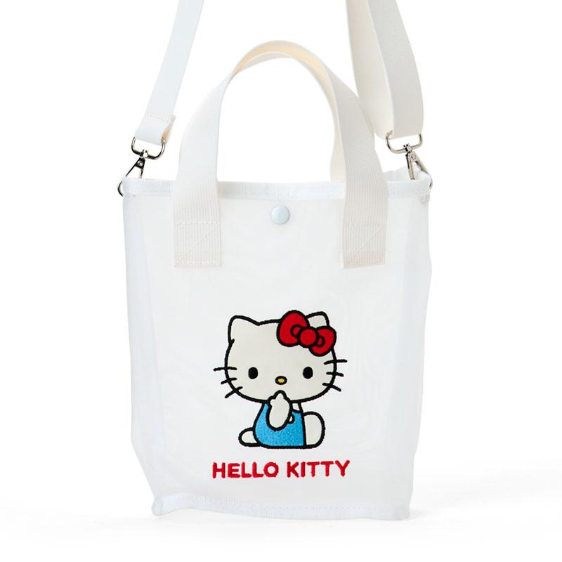 Hello Kitty Mesh 2WAY Tote Shoulder Bag Sanrio Japan 2025