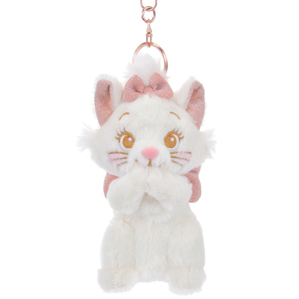 The Aristocats Marie Cat Plush Keychain Winter Shiny Color Disney Store Japan