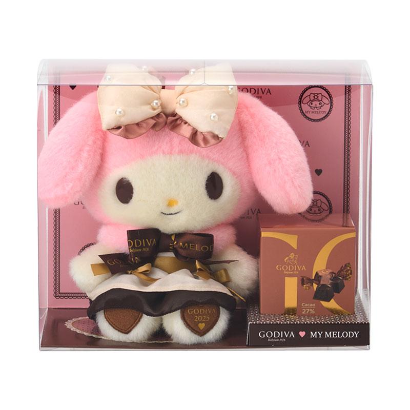 My Melody GODIVA Chocolate Plush Doll Sanrio Japan Valentine's Day 2025