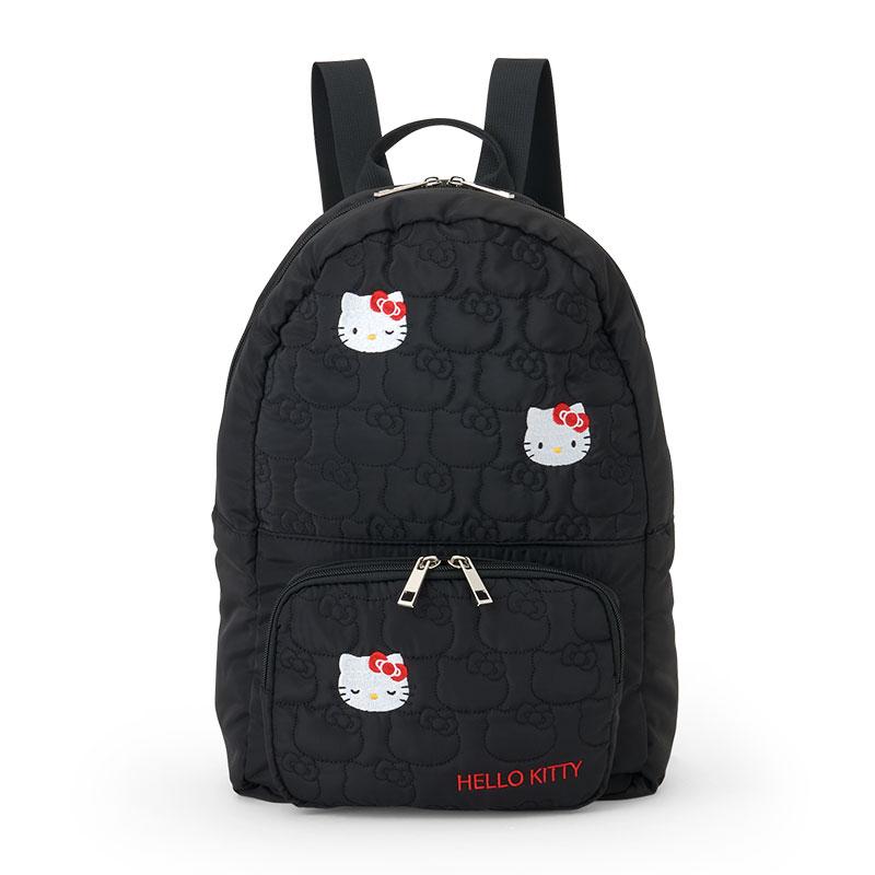 Hello Kitty Backpack Quilt Black Sanrio Japan 2024