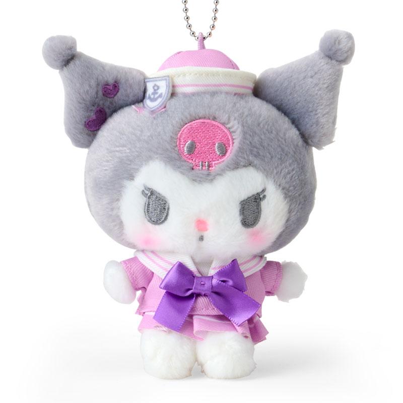 Kuromi Plush Mascot Holder Keychain Sailor Collar Sanrio Japan 2025