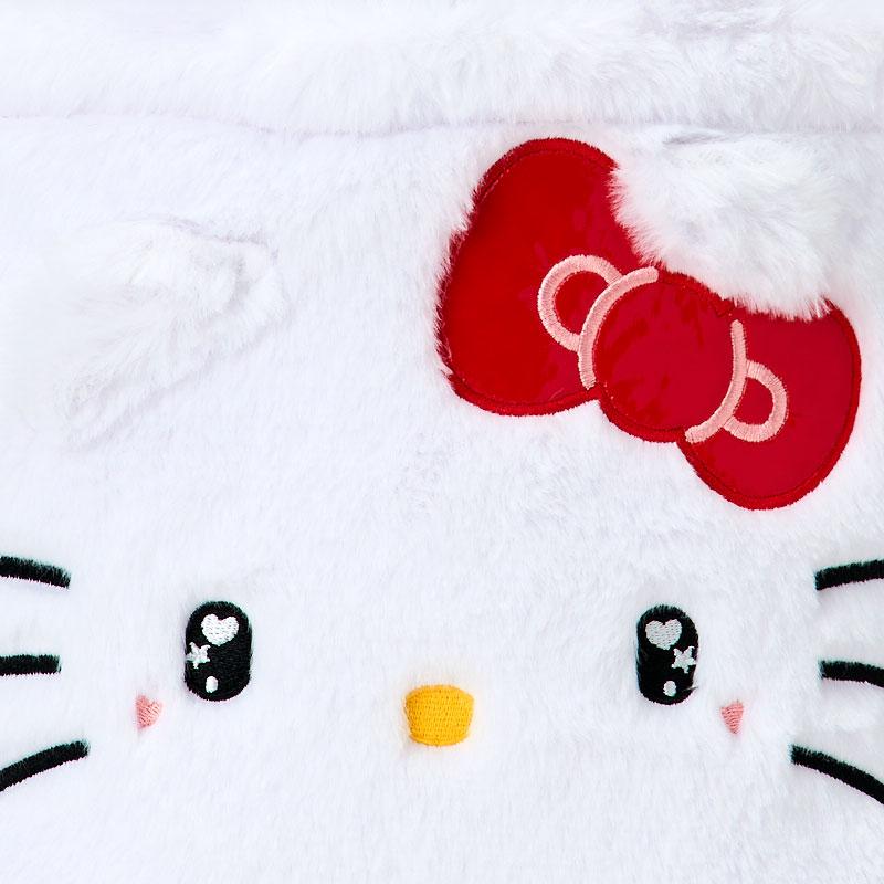 Hello Kitty Fur mini Tote Bag White Sanrio Japan 2025