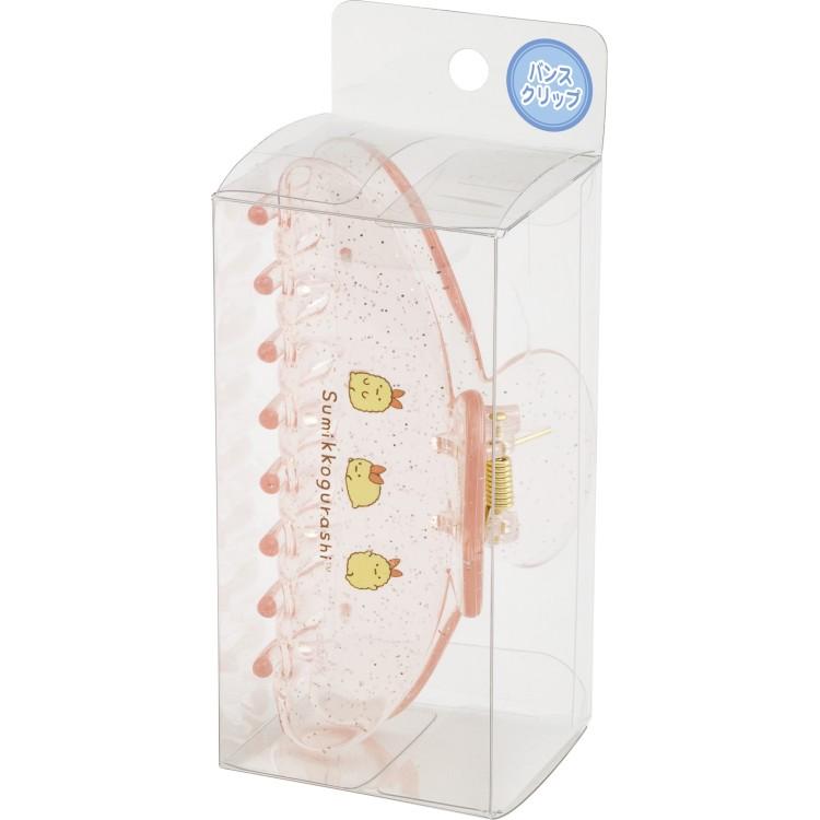 Sumikko Gurashi Fried Shrimp Tail Vance Hair Clip Glitter Pink San-X Japan 2025