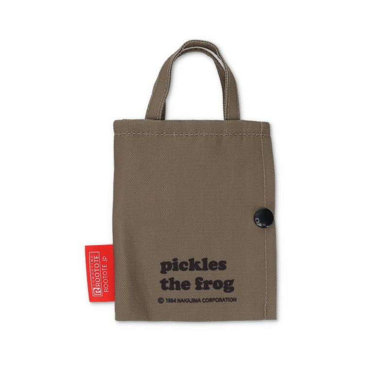 Pickles the Frog ROOTOTE IP Tiny Roo Tote Bag Brown Japan
