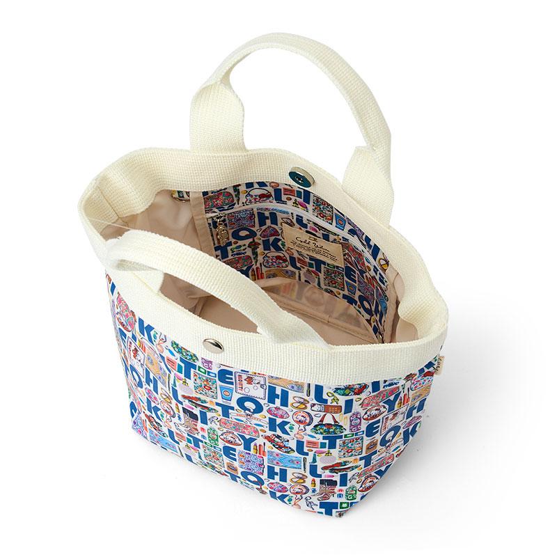 Hello Kitty Tote Bag S Liberty ABC Blue Sanrio Japan 2025
