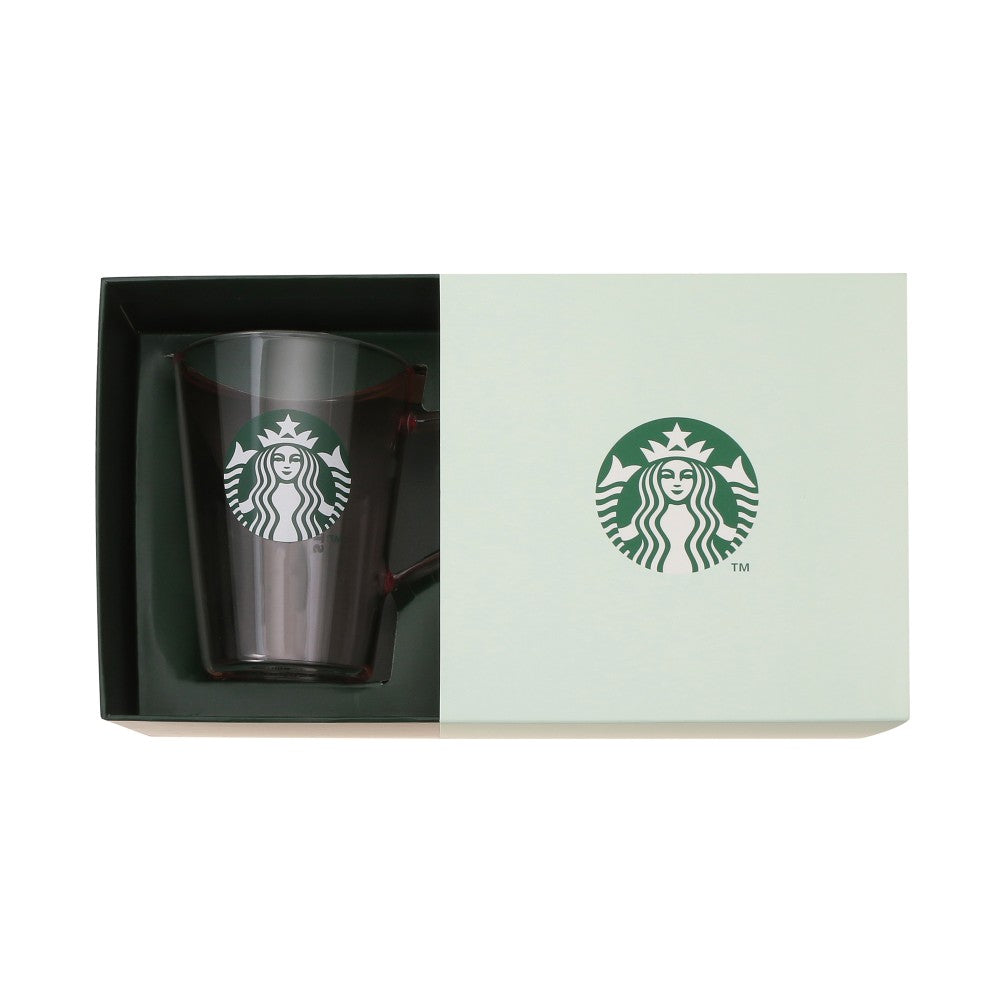 Glass Logo Mug Pink Beige 384m Starbucks Japan 2025 Gift Box Mothers Day