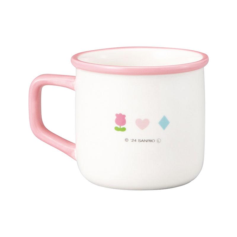 Hello Kitty Enamel style Mug Cup Sanrio Japan 2024