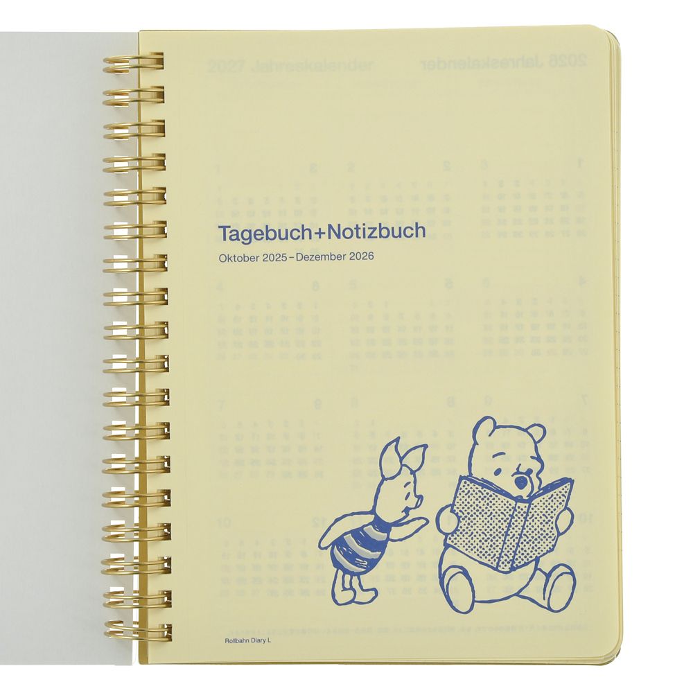 Winnie the Pooh Eeyore 2026 Schedule Book B6 Rollbahn Diary L Disney Store Japan