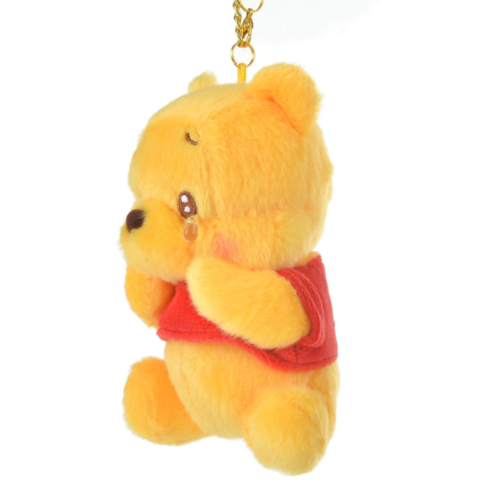 Winnie the Pooh Plush Keychain Uruuru Tears Disney Store Japan 2024