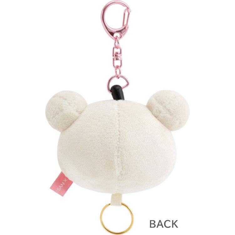 Korilakkuma Reel Plush Keychain Key Holder Face San-X Japan 2025 Rilakkuma