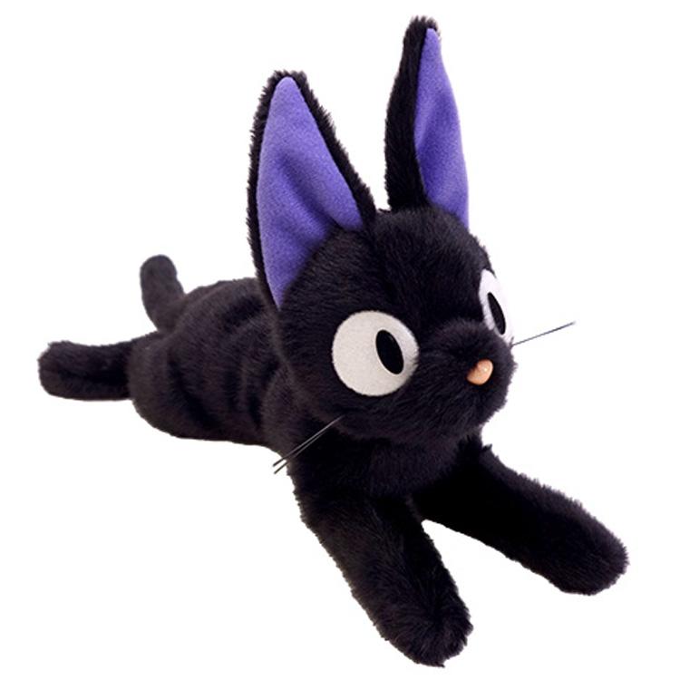 Kiki's Delivery Service Jiji Fluffy Plush Doll S Crawl Studio Ghibli Japan Cat