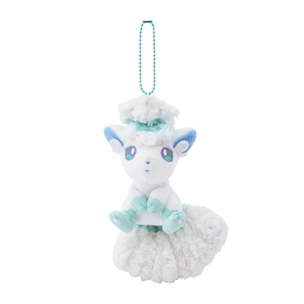 Alolan & Vulpix Rokon Plush Keychain Friend Pair Pokemon Center Japan 2025