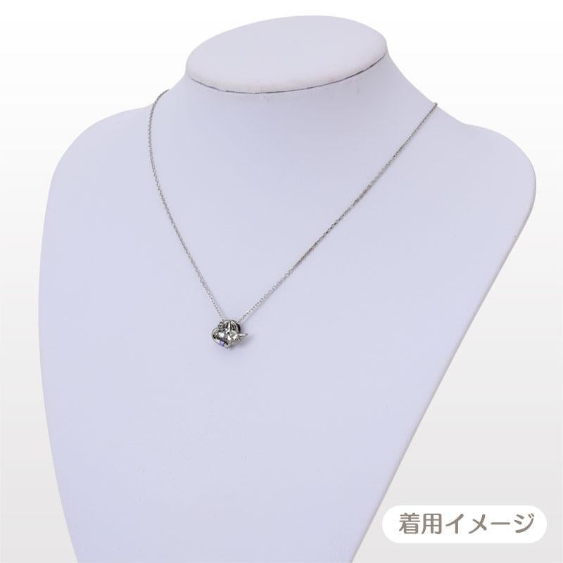 Kuromi 20th Anniversary Dancing Stone Necklace Heart Black Sanrio Japan 2025
