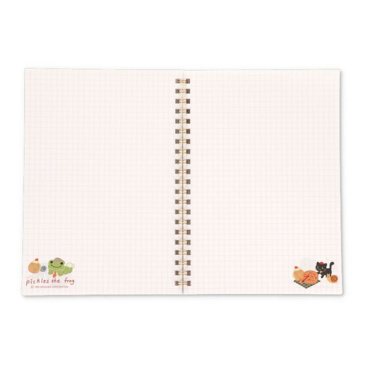 Pickles the Frog Ring Notebook A5 Smile Baking Time Japan 2024