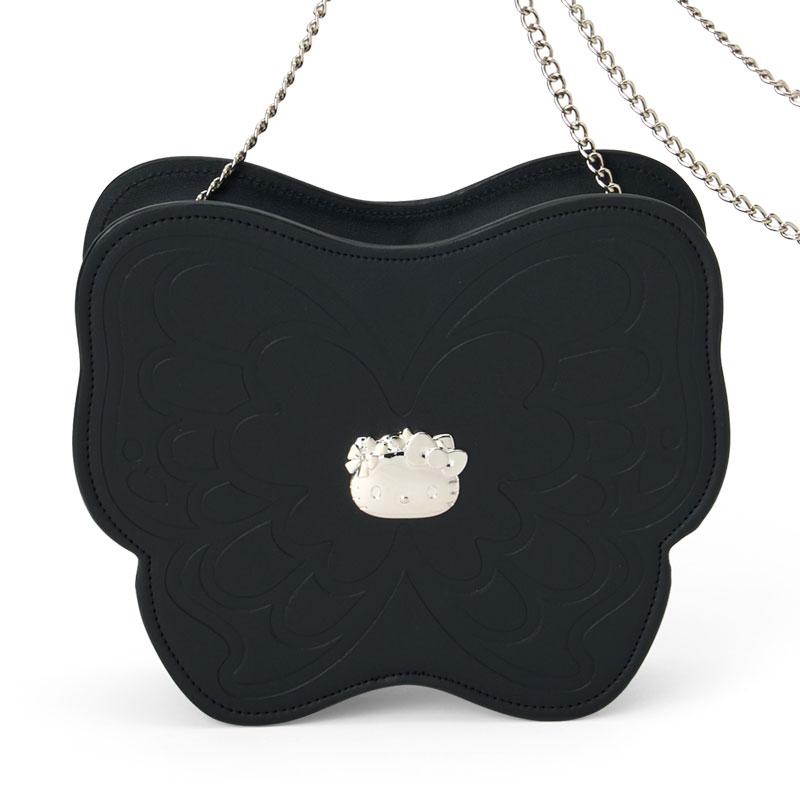Hello Kitty Shoulder Bag Black Butterfly Sanrio Japan 2025