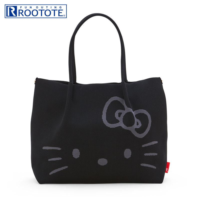 Hello Kitty ROOTOTE Medium Tote Bag Rufur Black Sanrio Japan 2024