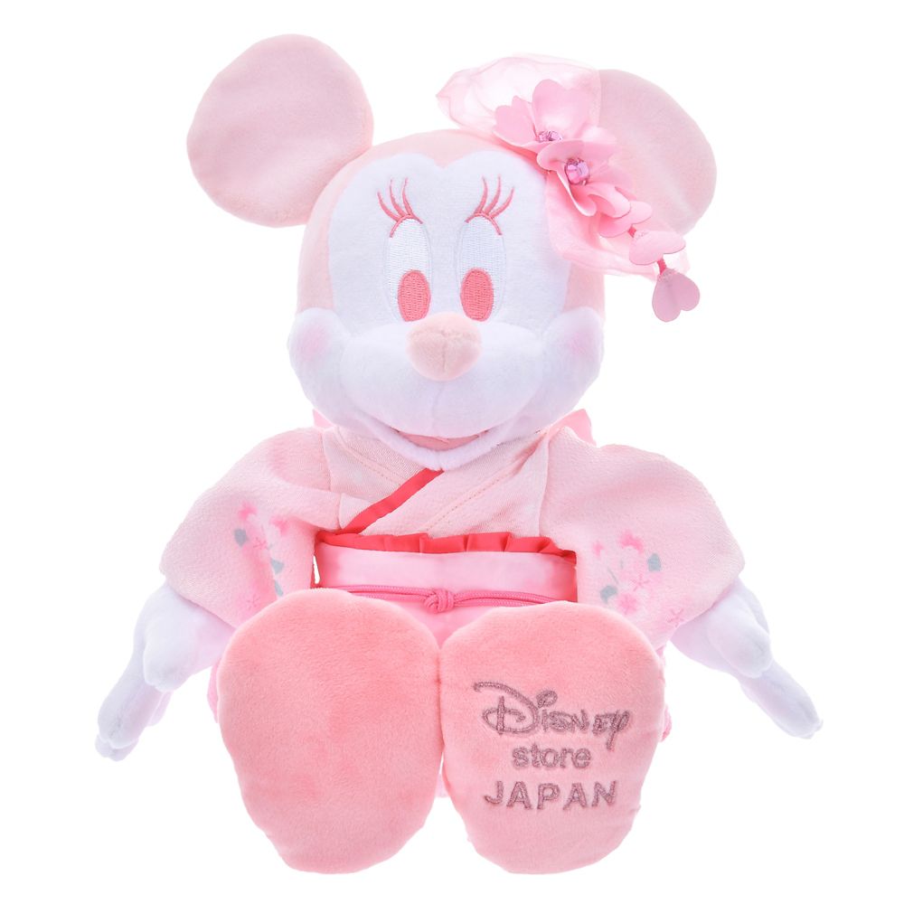 Minnie Plush Doll Kimono Disney Store Japan Sakura 2025 Limit