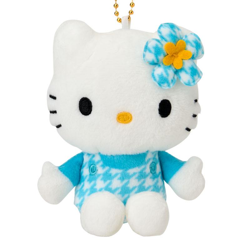 Hello Kitty Plush Keychain Kaohana Blue Sanrio Japan 2025