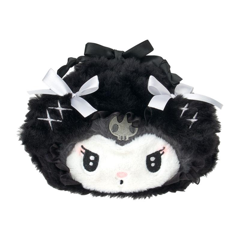 Kuromi Plush Round Drawstring Pouch Moonlight Sanrio Japan 2025