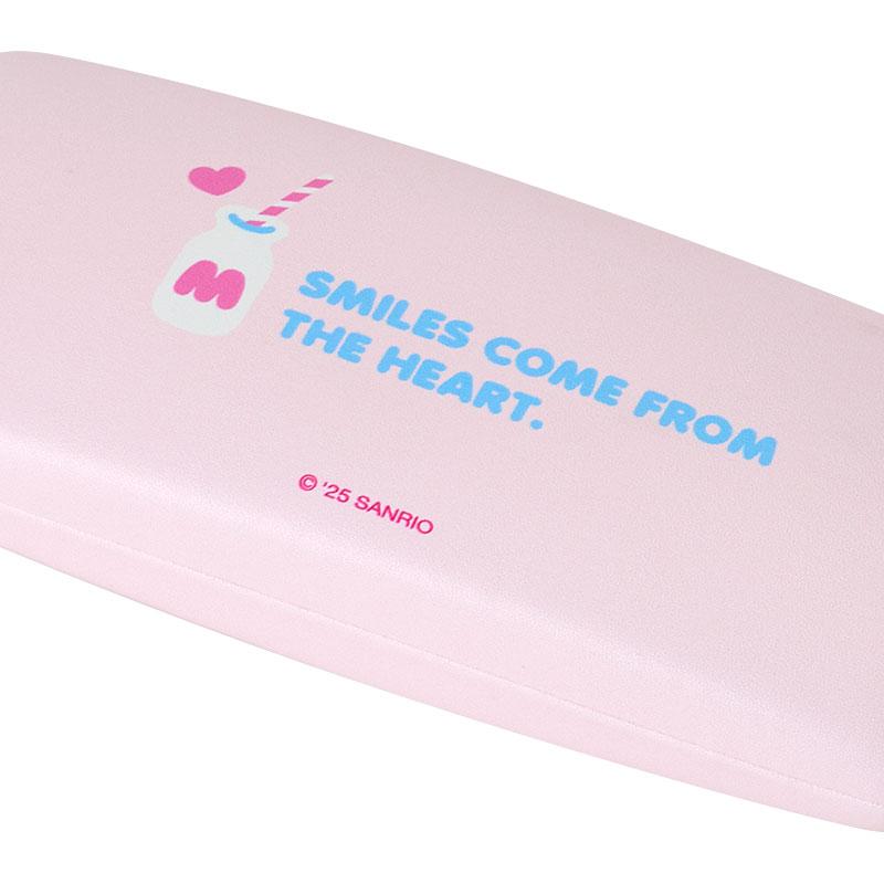 Hello Kitty Glasses Case with Cloth Pink Sanrio Japan 2025