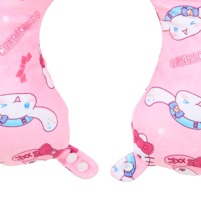 Sanrio Characters Neck Pillow Pink Japan Travel