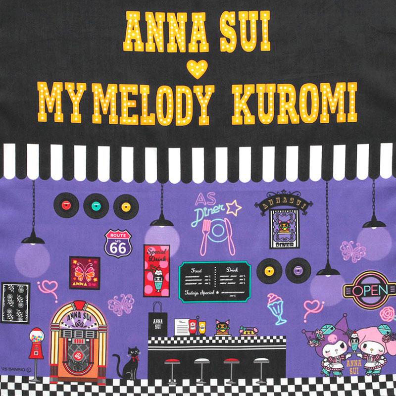 My Melody & Kuromi ANNA SUI Handkerchief Diner Sanrio Japan 2025