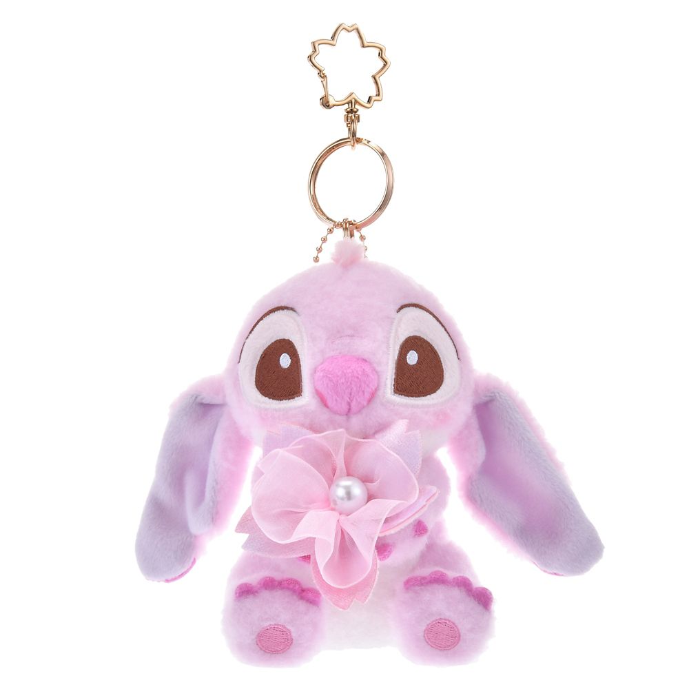 Stitch Plush Keychain SAKURA Disney Store Japan 2025