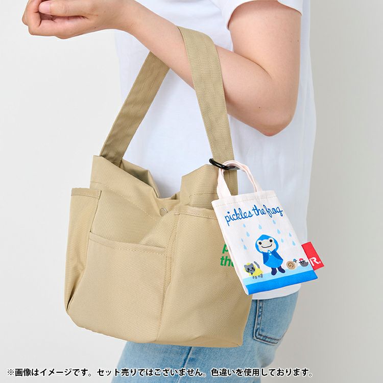 Pickles the Frog ROOTOTE IP Tiny Roo Tote Bag Brown Japan