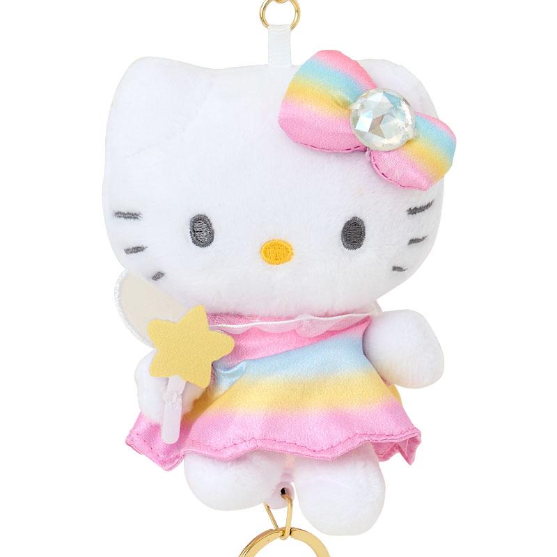 Hello Kitty Plush Mascot Holder Keychain with Reel Fairy Sanrio Japan 2025