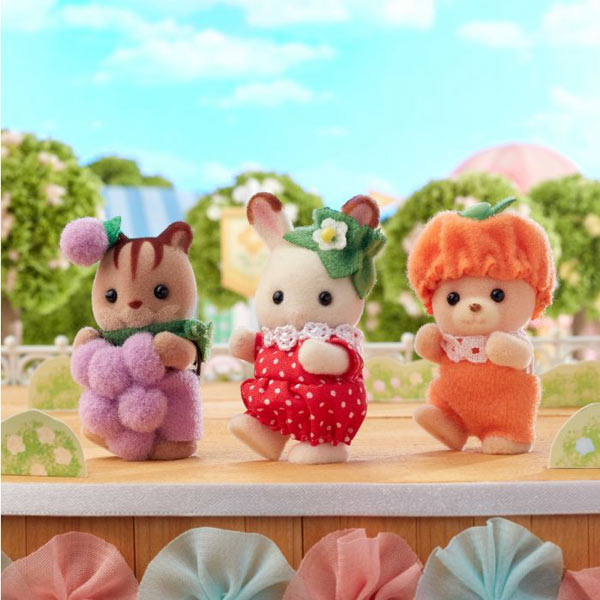 Sylvanian Families Baby Trio Fruit Pretend Play Toy EPOCH Japan Limit