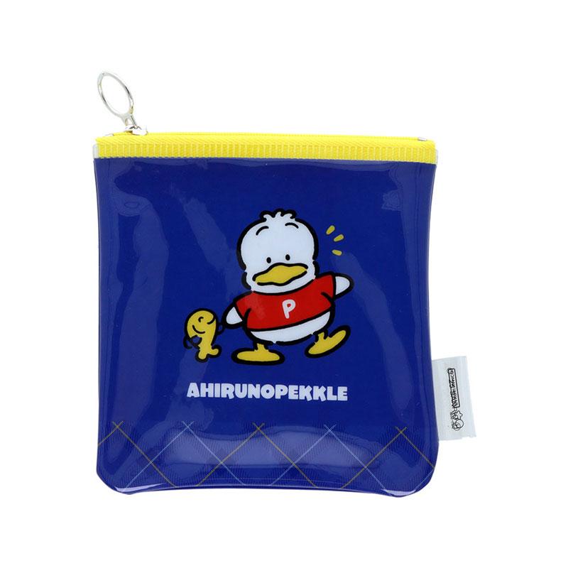 Ahiru no Pekkle Flat Pouch Square Retro Sanrio Japan 2025