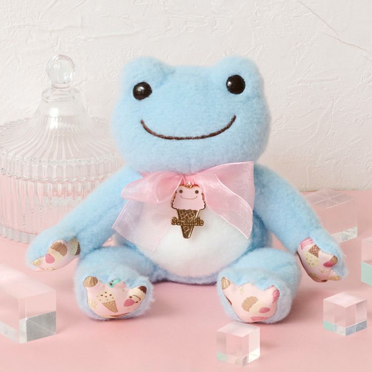 Pickles the Frog Bean Doll Plush A la mode 9 Blue Japan 2025 Limit