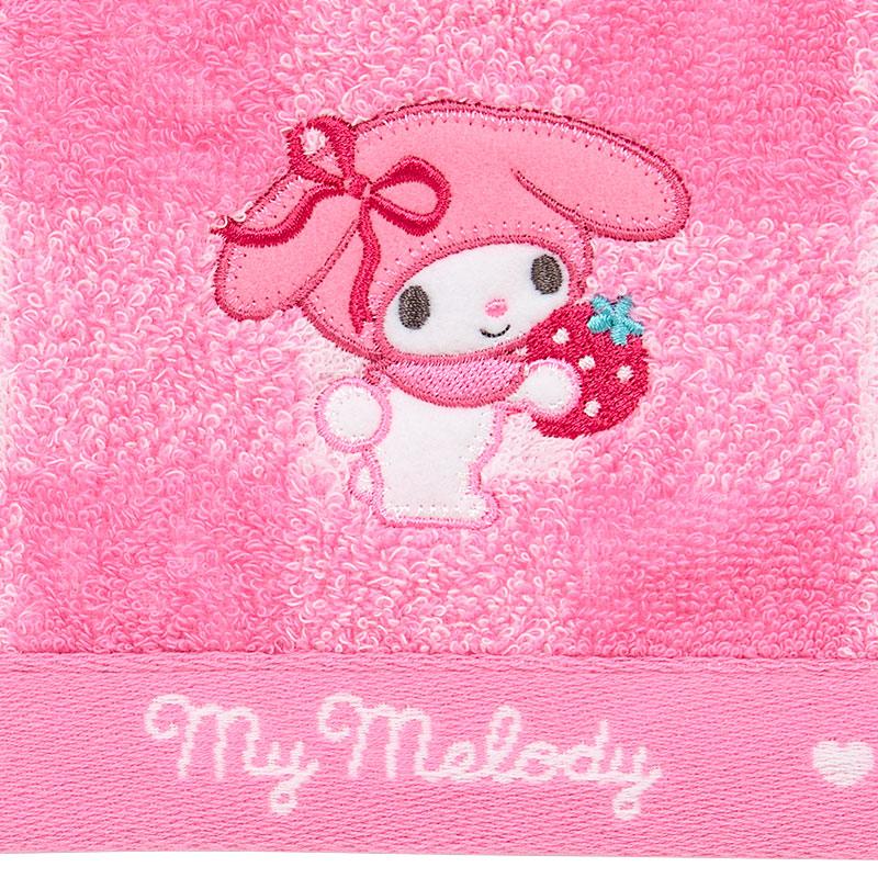 My Melody Bath Towel Plaid Pink Imabari Sanrio Japan 2025