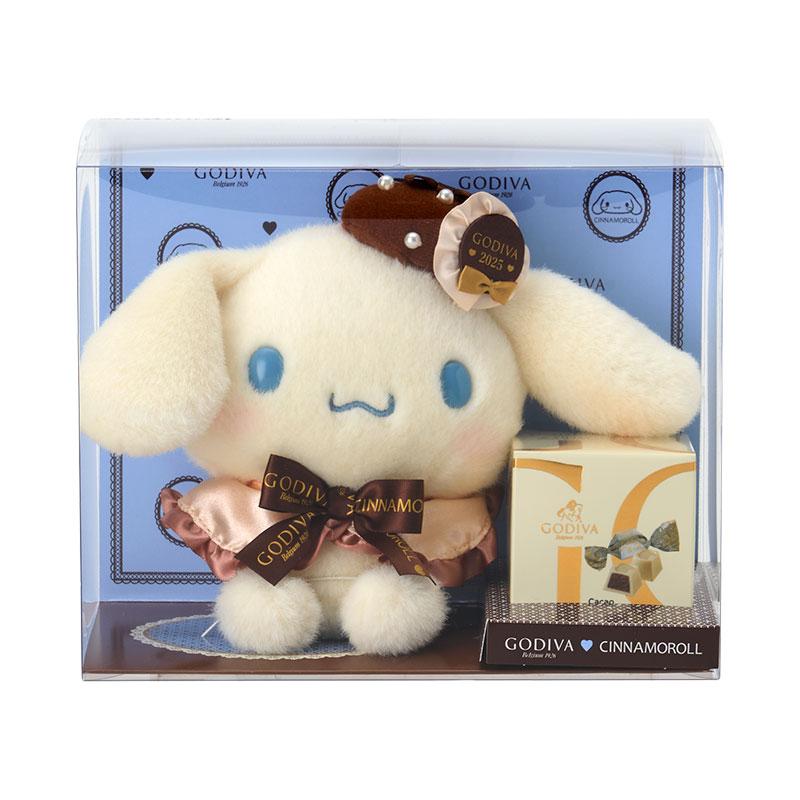 Cinnamoroll GODIVA Chocolate Plush Doll Sanrio Japan Valentine's Day 2025